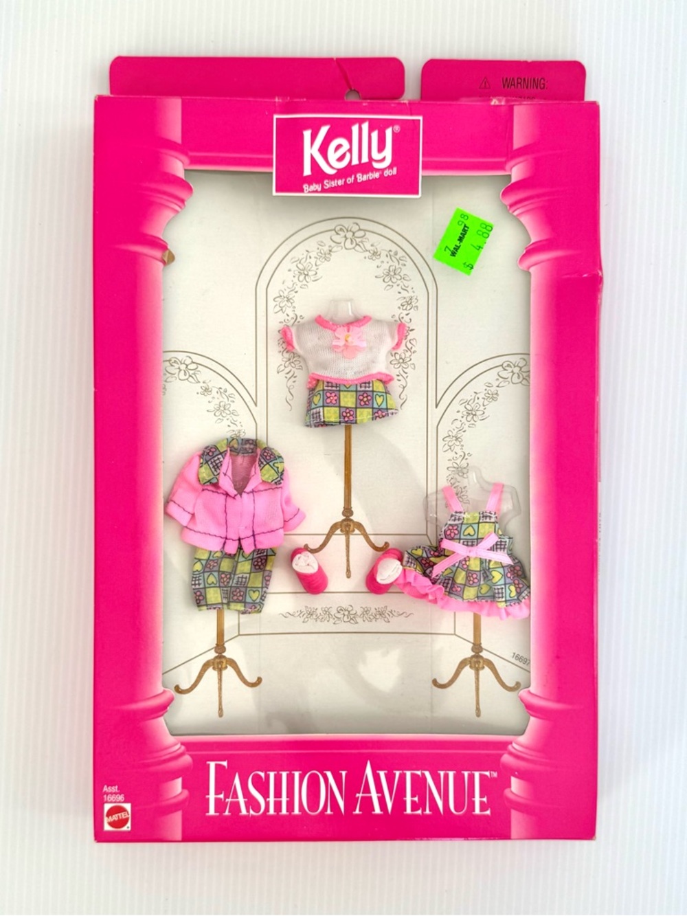🩷 NIB. RARE. Vintage. Barbie Kelly Club Fashion Avenue doll clothing